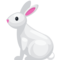 Rabbit emoji on Facebook